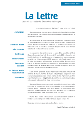 La Lettre 76