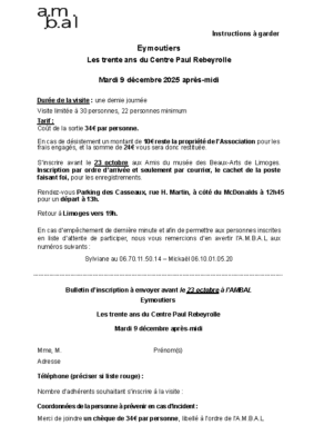 bulletin Eymoutiers