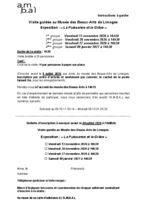 bulletin BAL